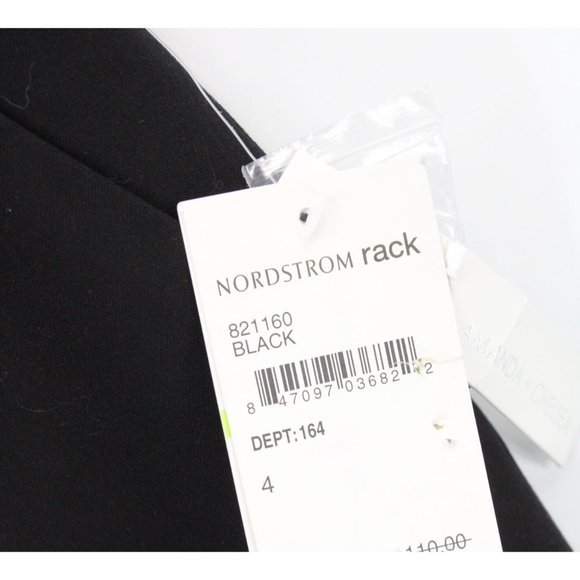 Amanda + Chelsea Pants Womens Black Straight Leg Contemporary Fit Size 4 NWT - Picture 4 of 10